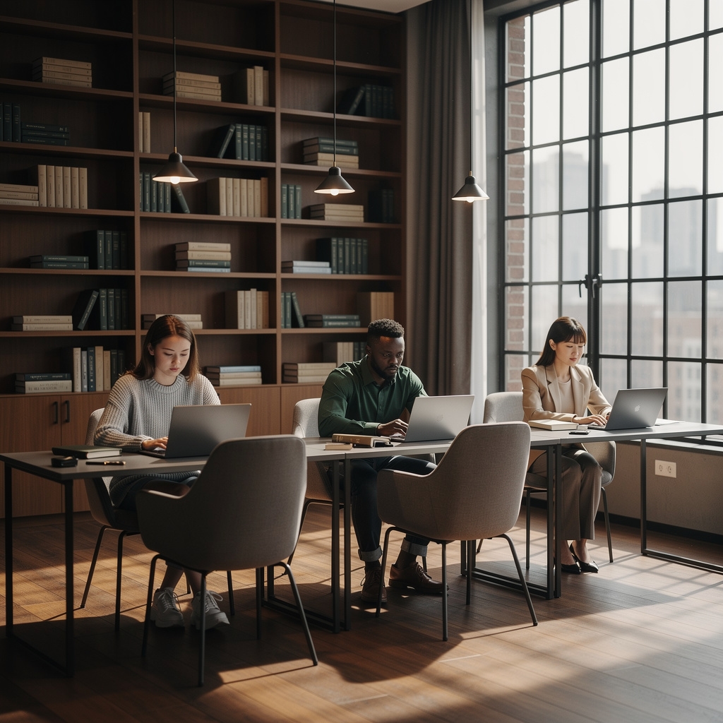 Profesionales en entorno de aprendizaje digital
